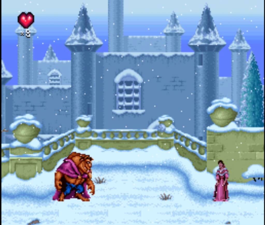 Disney’s Beauty and the Beast - геймплей игры Super Nintendo\Famicom